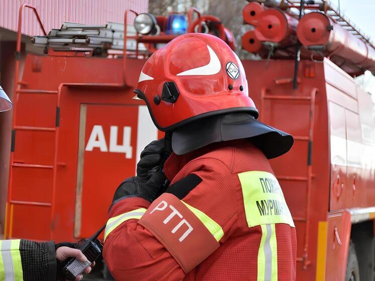 В Кандалакше сгорел гараж на улице Новой