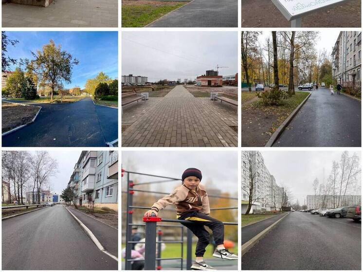 Пешеходная зона появилась у Чертого ручья в Пскове