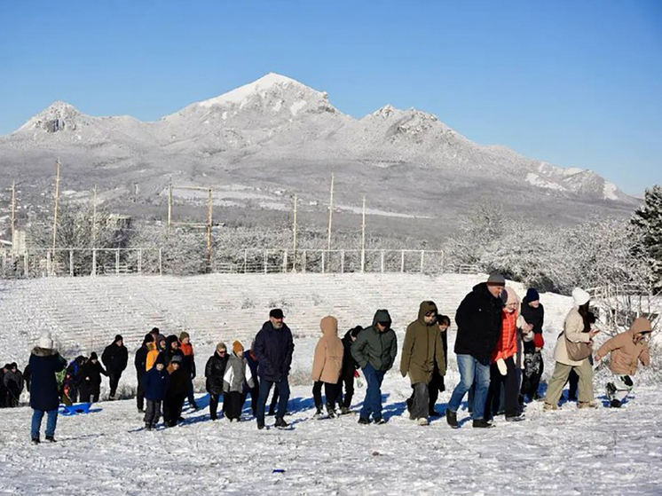 В Пятигорске состоялось праздничное восхождение на вершину горы Машук