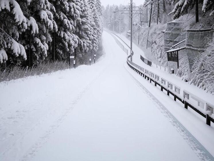 Часть горных дорог в Дагестане закрыта из-за снегопада