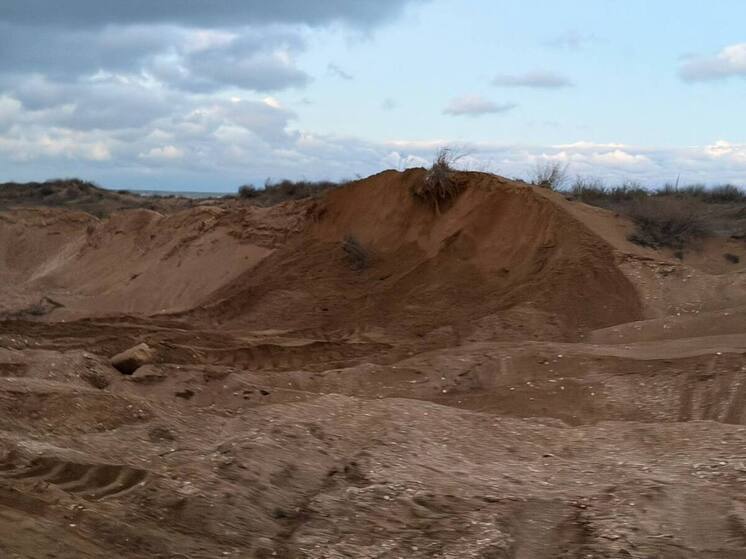 В Дагестане пресекли незаконный вывоз песка в новогодние праздники