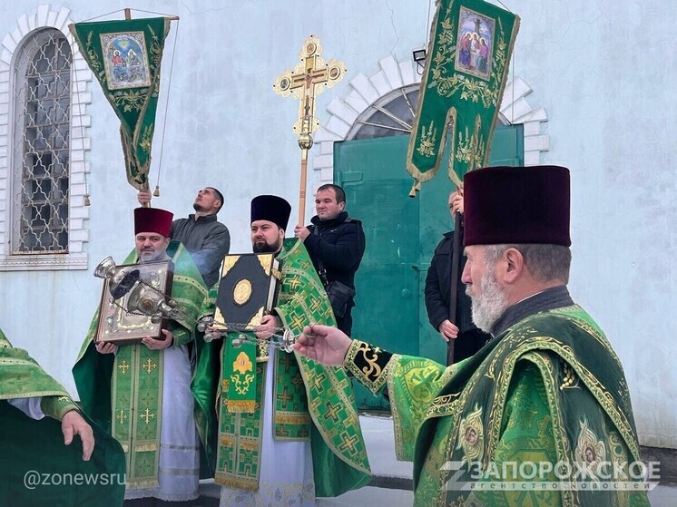 В Мелитополе на престольный праздник молились о погибших при ударе по селу Хорлы