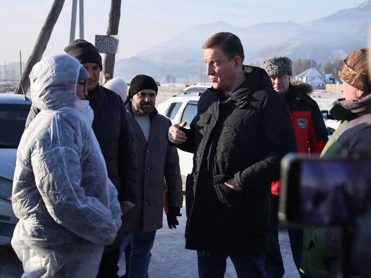 Глава Алтая Турчак лично посетил села, где зафиксировали случаи пастереллеза