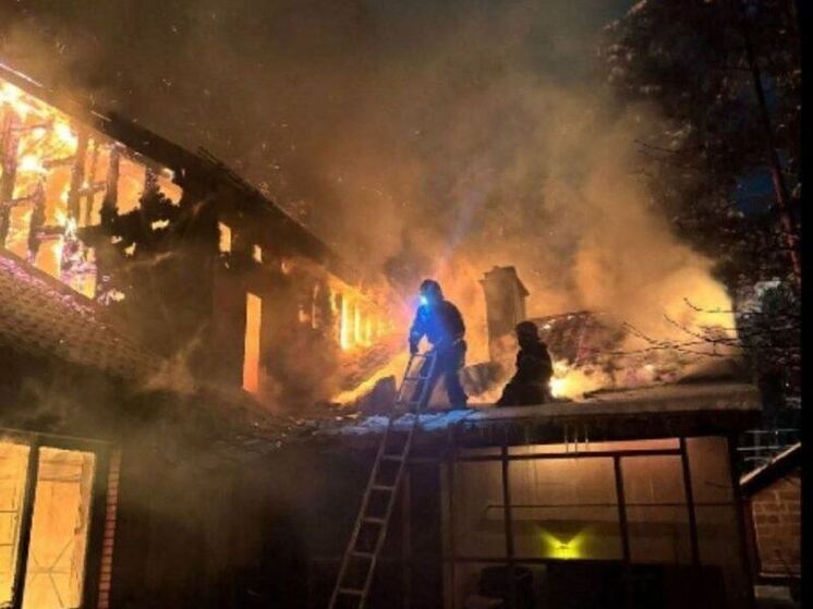Во Всеволожске сгорел жилой частный дом