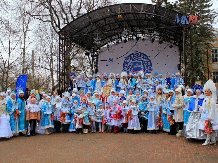 Калуга стала столицей Снегурочек