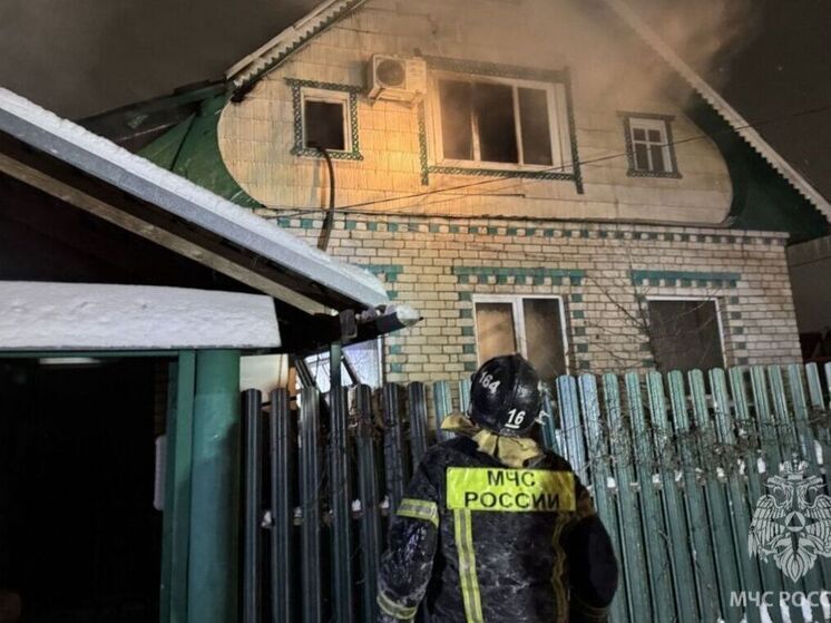 В Шуе загорелась домашняя баня