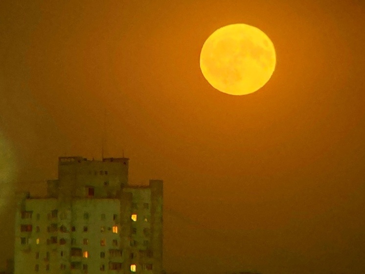 Огромную луну могли бы увидеть воронежцы, если бы не метель