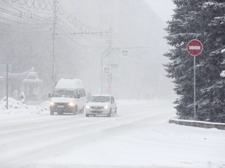 Метель и ветер надвигаются на Волгоградскую область