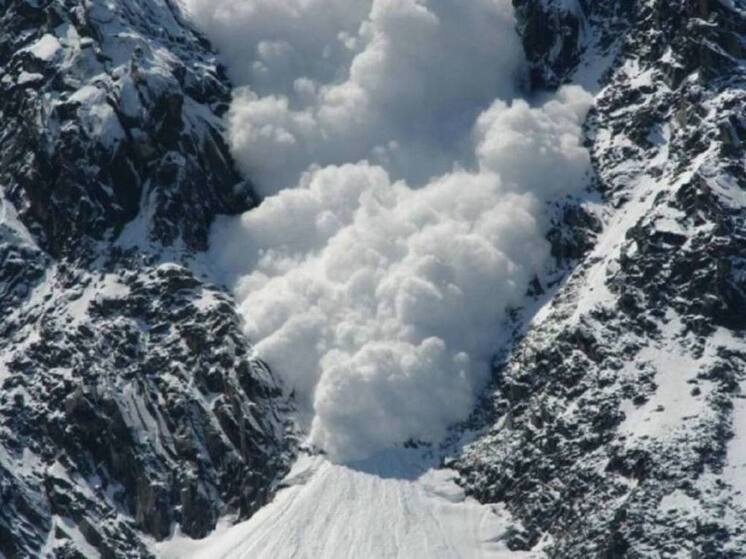 Снежная лавина сошла в горах Дагестана