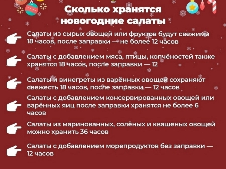 Ярославцев просили не доедать трехдневные салаты