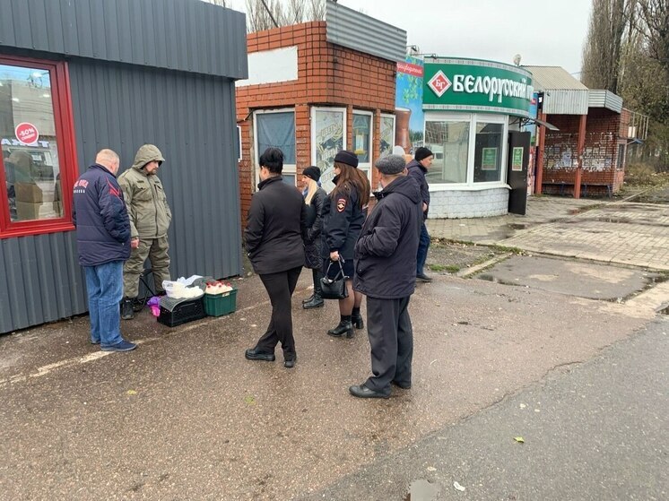 В Курске за несанкционированную торговлю в 2025 году выписали штрафов на миллион рублей