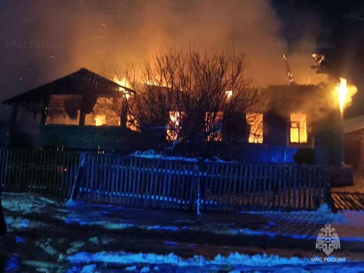 При пожаре в брянском поселке Марицкий Хутор пострадал один человек