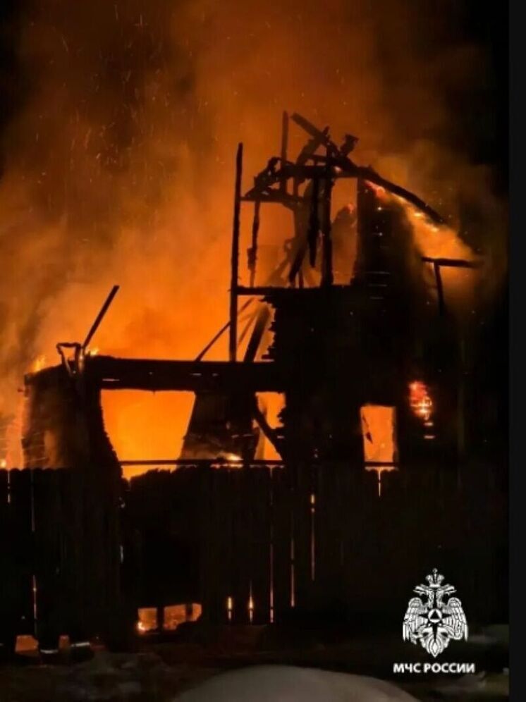 Дачный дом сгорел в костромском садоводческом товариществе «Волжанка»