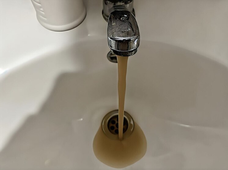 В Мурманске прорвало стояк горячей воды в жилом доме