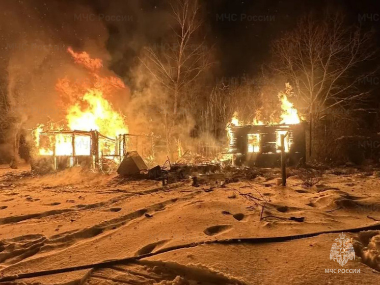 В Боровском районе сгорела вторая дача за ночь