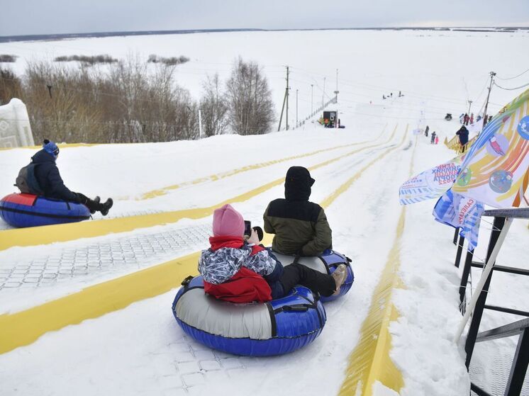 Надымчан предостерегли от катания на привязанных к авто тюбингах