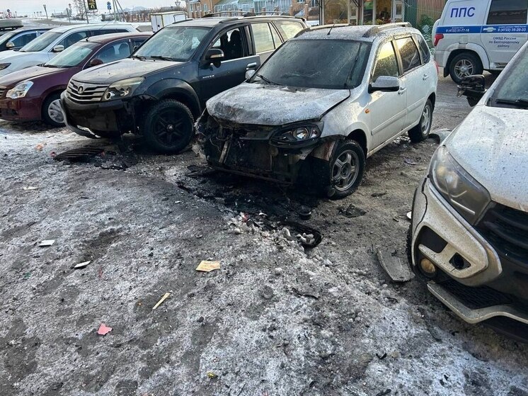 Три человека пострадали при взрыве БПЛА на парковке в Белгородском округе