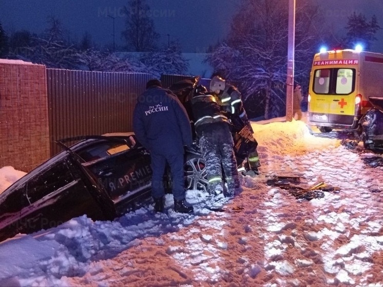 В деревне Проба произошло ДТП с пострадавшими