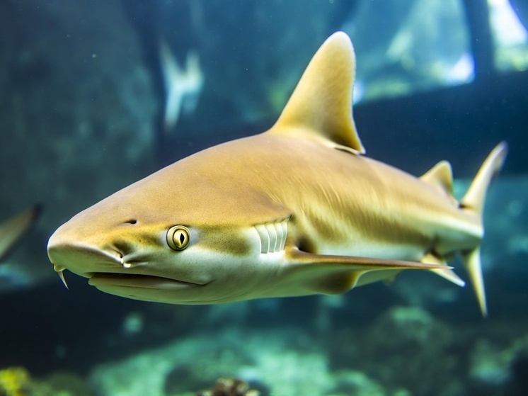 В Коста-Рике рыбак поймал редчайшую золотую акулу-альбиноса длиной 2 метра