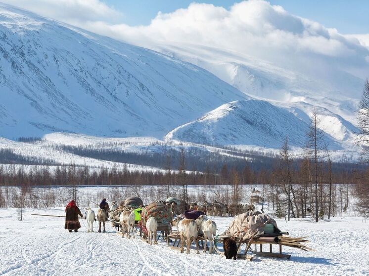 Глава Тазовского района Югай навестил оленеводов в тундре в первые дни 2026 года