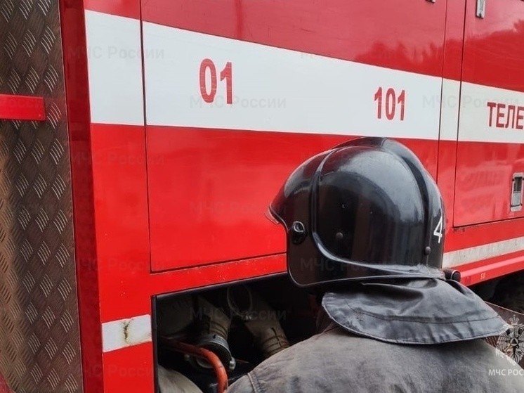 Пожар в Козельске потушили до прибытия спасателей