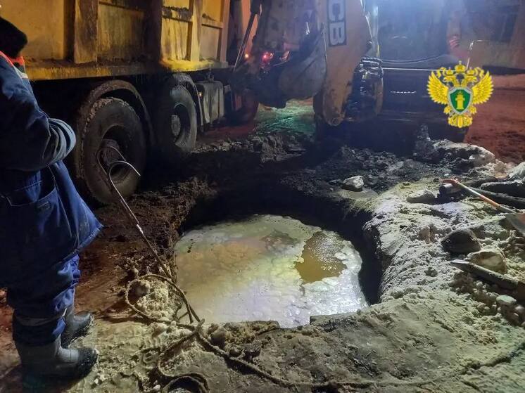 В Калуге устранили коммунальную аварию