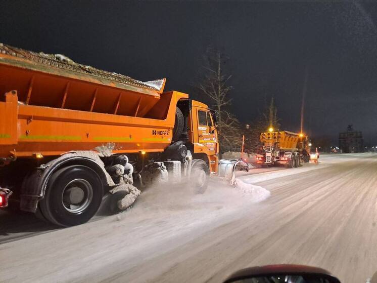 Мэр Курска попросил водителей не мешать работе снегоуборочной техники