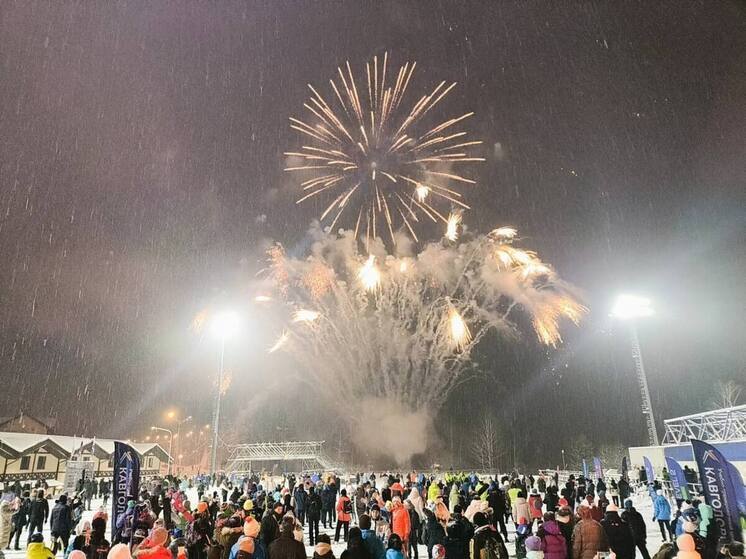 В Кавголово прошел зимний фестиваль с лыжной гонкой