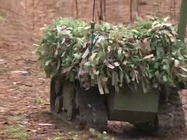 Военные используют в Херсонской области наземные робототехнические комплексы