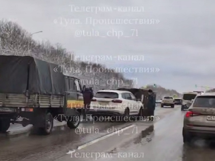 Три ДТП произошли на трассе М-2 «Крым» в районе Богучарово