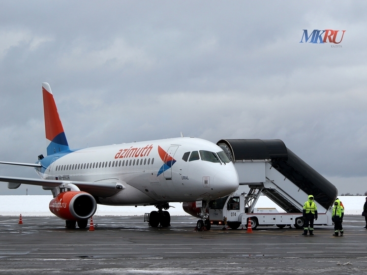 Рейс в Калугу ушёл на запасной аэродром