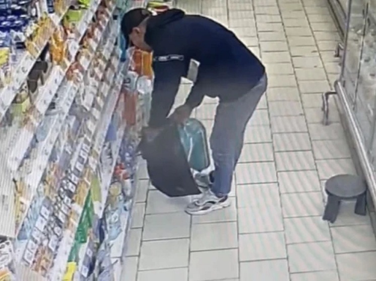 В Калмыкии задержали магазинного воришку