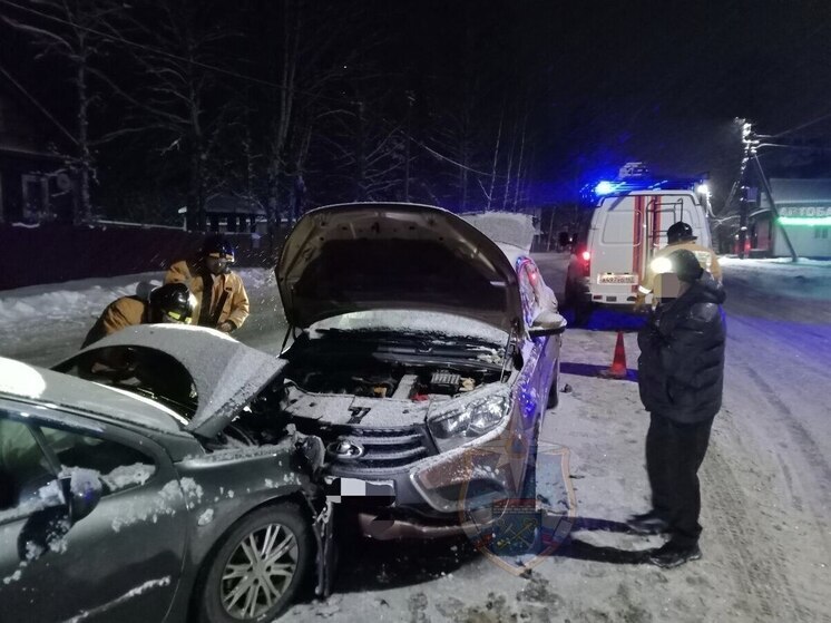 Две машины столкнулись лоб в лоб в Лодейном Поле