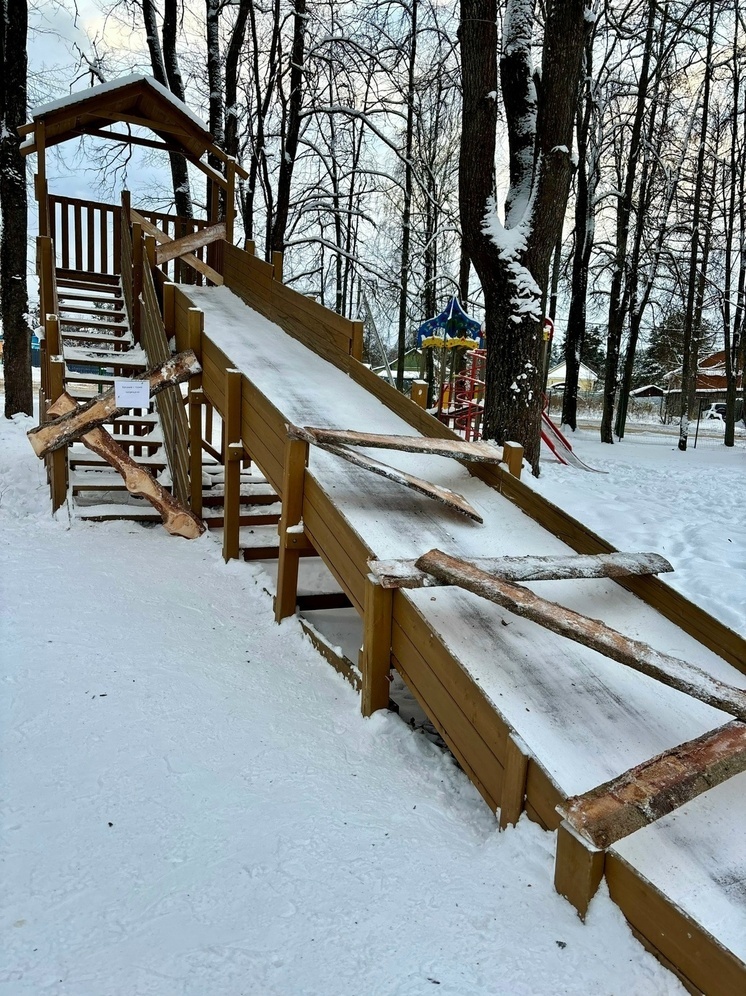 Ярославцы рассказали, как их детей лишили последней горки