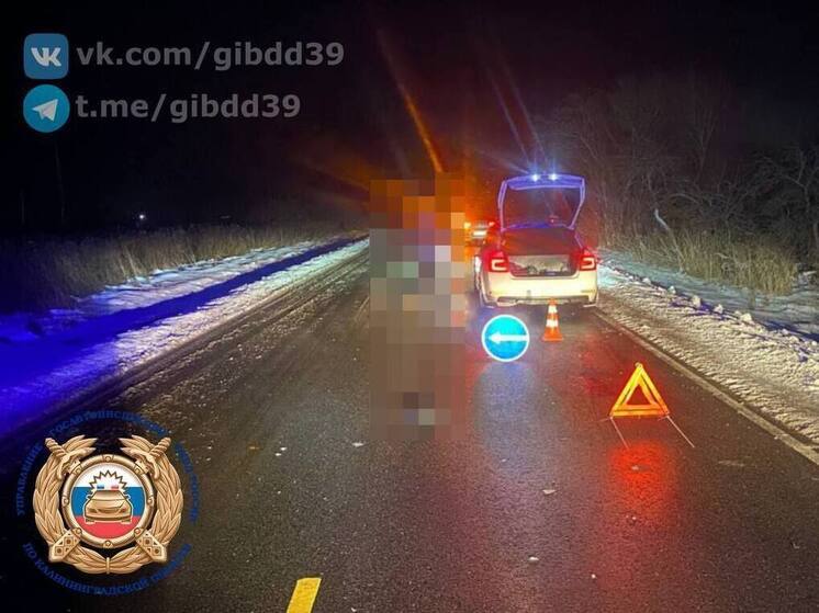В Калининградской области BMW насмерть сбил пешехода