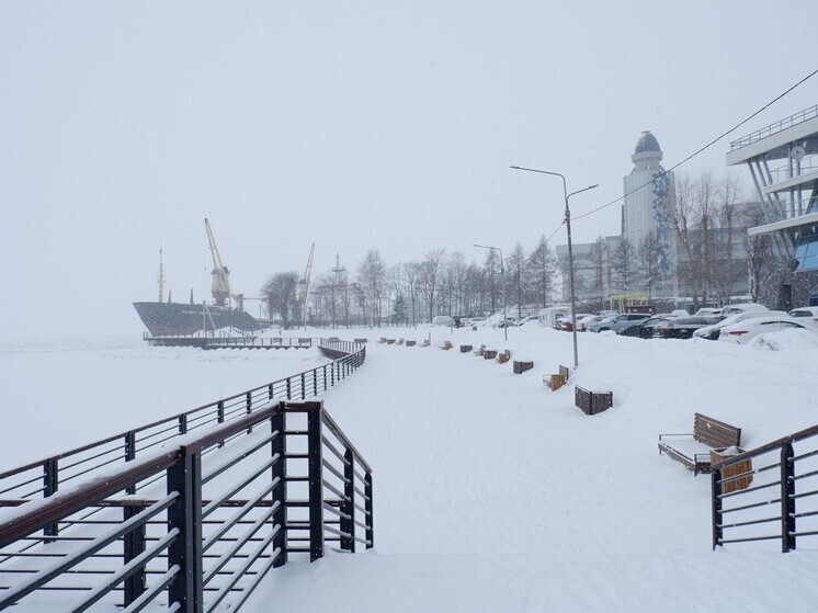 Местами до -30° и сильный ветер: погода в Поморье на 6 января