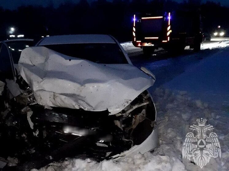 В лобовом столкновении в Ивановской области пострадало три человека