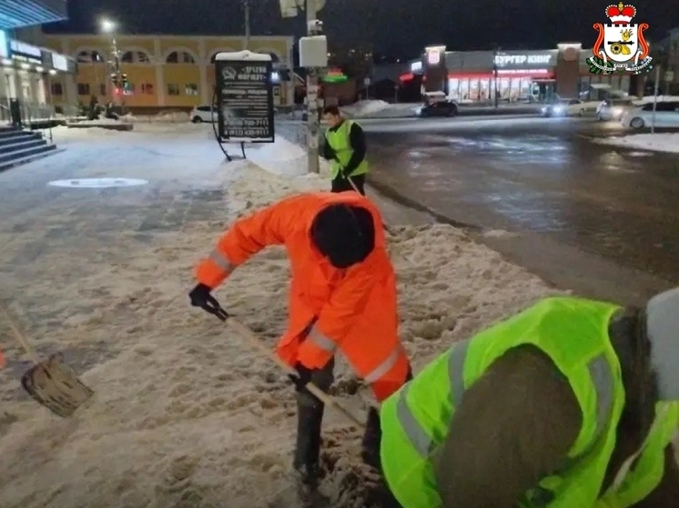 Уборка снега в приоритете Смоленских коммунальщиков