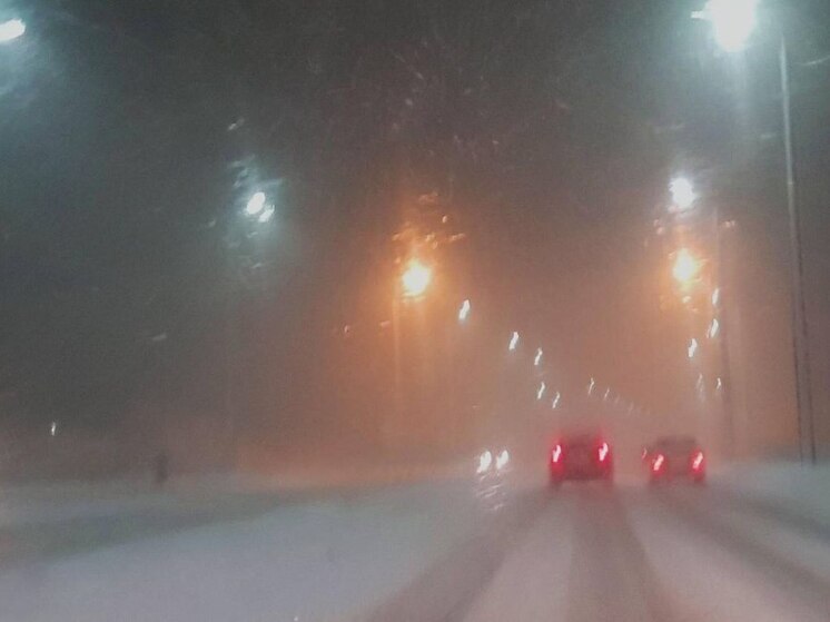 Госавтоинспекция предупреждает томичей о сложных дорожных условиях из-за снегопада