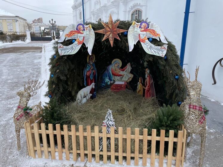 В Одигитриевском соборе Улан-Удэ встретили Навечерие Рождества Христова