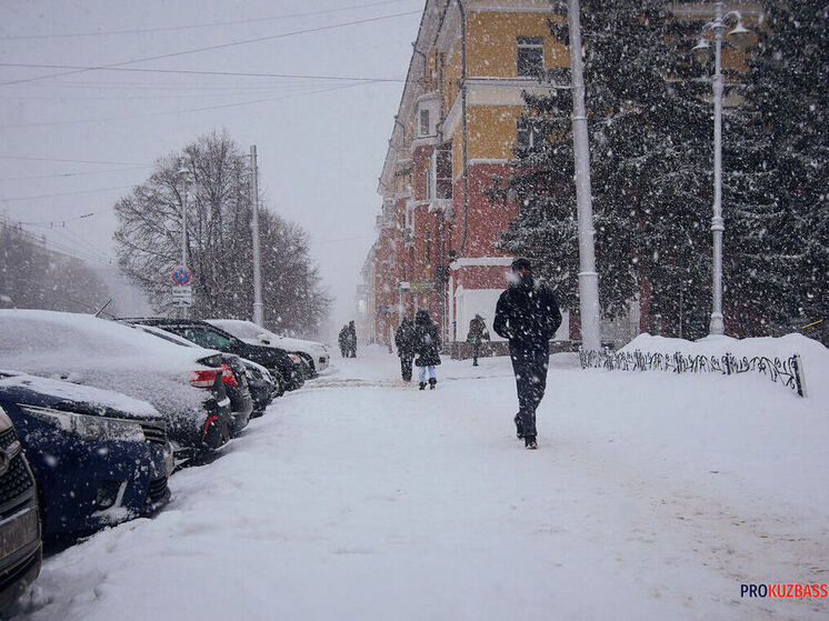 Сильный снег и ветер ожидаются в Кузбассе 7 января