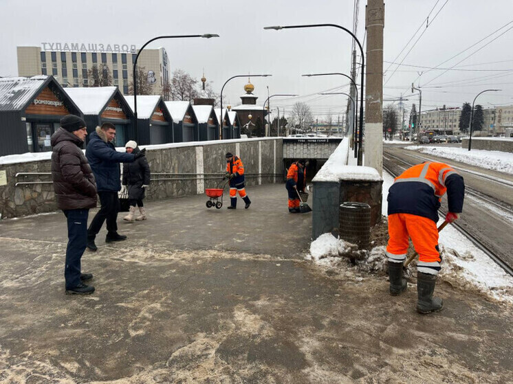 По поручению Ильи Беспалова в Туле проверили дороги и уборку снега