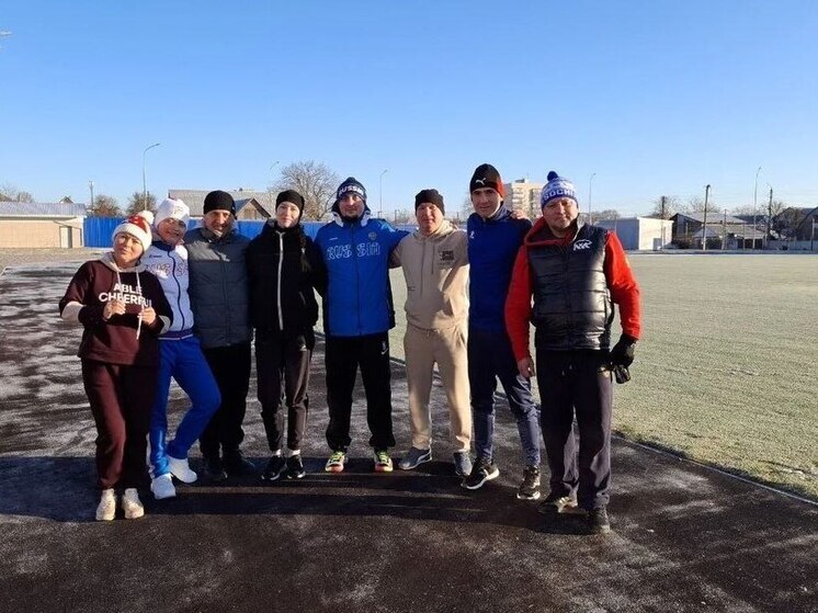 Жители Джанкоя приняли участие в массовой утренней зарядке