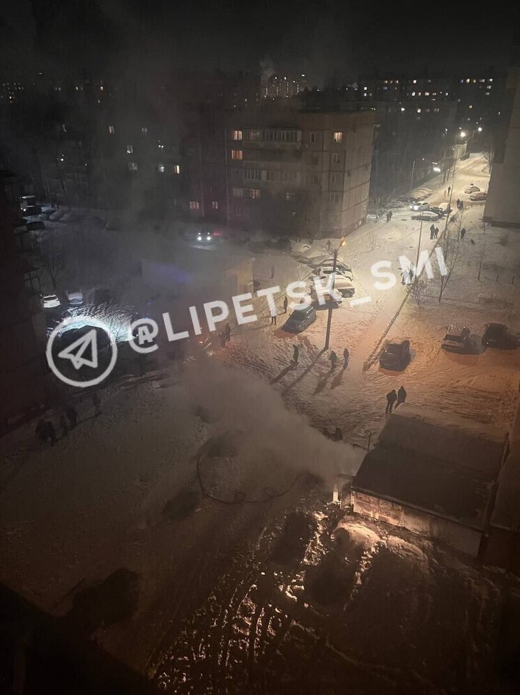 В Липецке в гараже произошёл пожар со взрывом