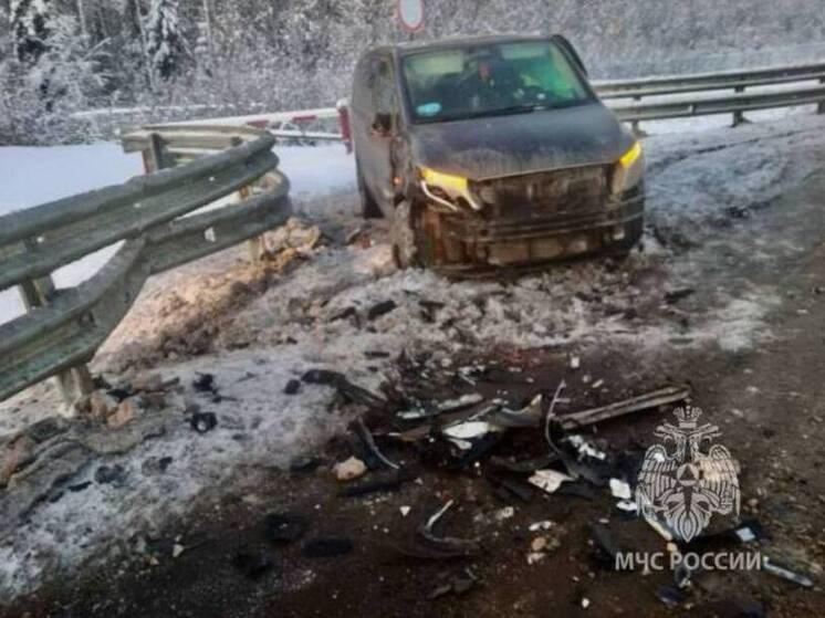 На трассе в Тосненском районе произошла цепь ДТП: есть пострадавшие