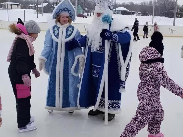 Курское село Липовчик вновь собирает любителей катания на коньках