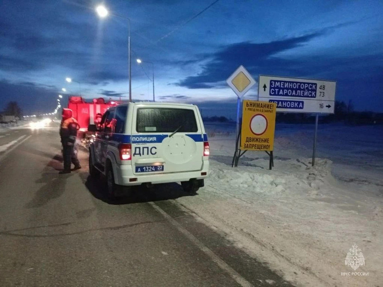 На Алтайский край 6 января обрушились метели и порывистый ветер