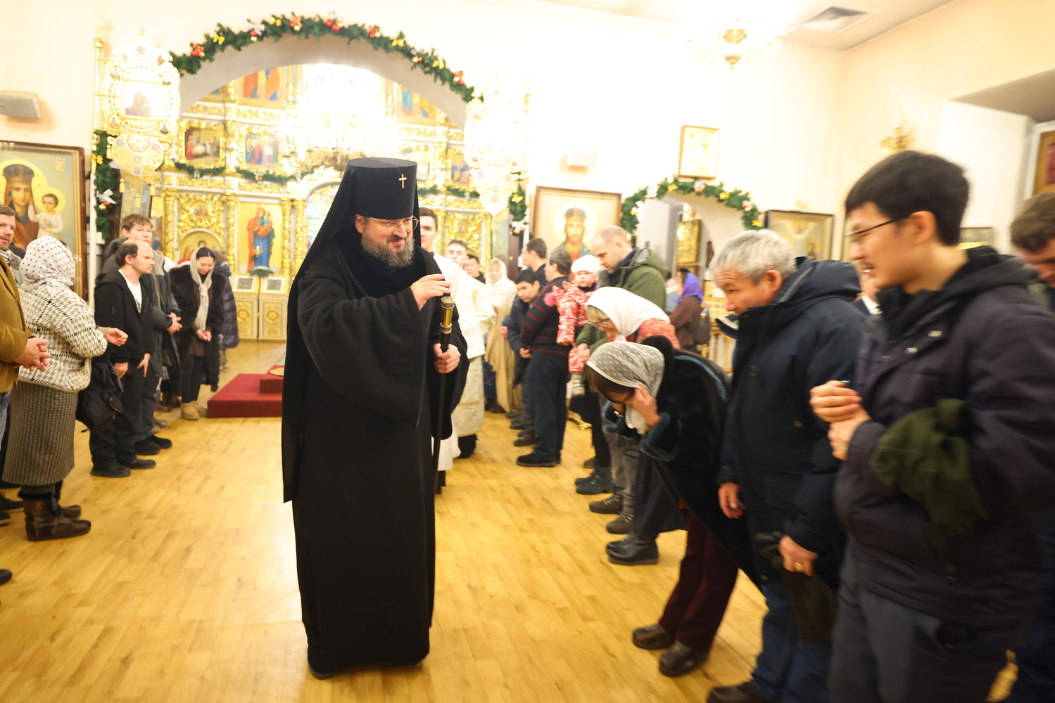 В Якутске состоялась праздничная литургия, посвящённая Рождеству Христову: фото