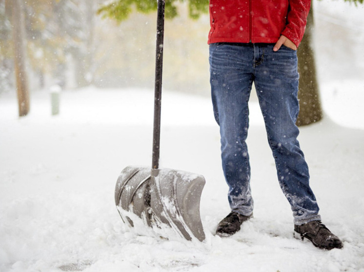 Учащиеся и педагоги школы в Рузаевке помогают коммунальщикам убирать снег