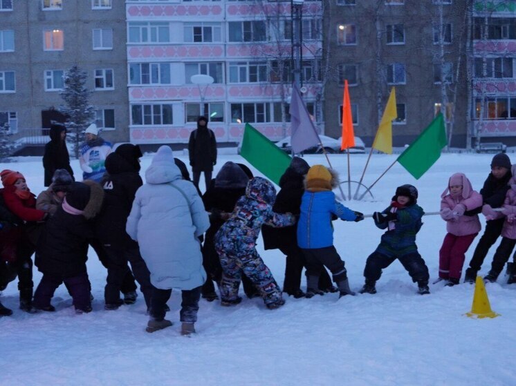 В Мегионе прошла зажигательная Зимняя эстафета для юных спортсменов